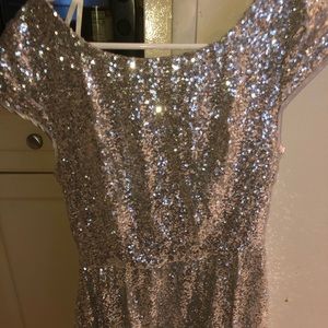 tea length sequin dress